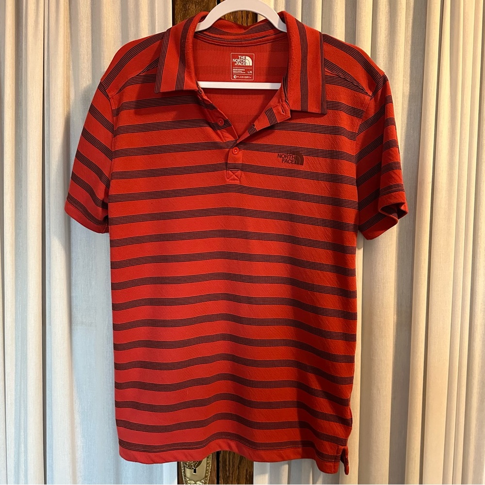 The North Face Plaited Crag Striped Polo Shirt